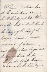 Letter, Third Person, to Richard Dighton, artist.