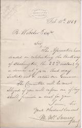 Autograph Letter Signed from 'M. McSweeney', of the American Association