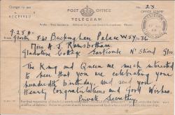 One Hundredth Birthday Telegram