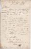 Autograph Letter Signed by 'J. B. Eardley-Wilmot L.L.D.'