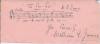 Autograph Signature of the Australian composer William G. James