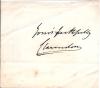 Autograph Signature of George William Frederick Villiers