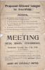 Minute Book of the Stourbridge Citizen's League, 1919-1921.